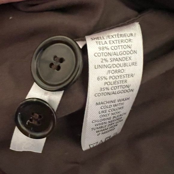 Ann Taylor LOFT Brown Velvet Jacket with Ruffle Collar - 12 - Picture 6 of 6